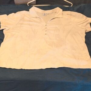Caribbean Joe Tan/Sand Color Polo Shirt 3x